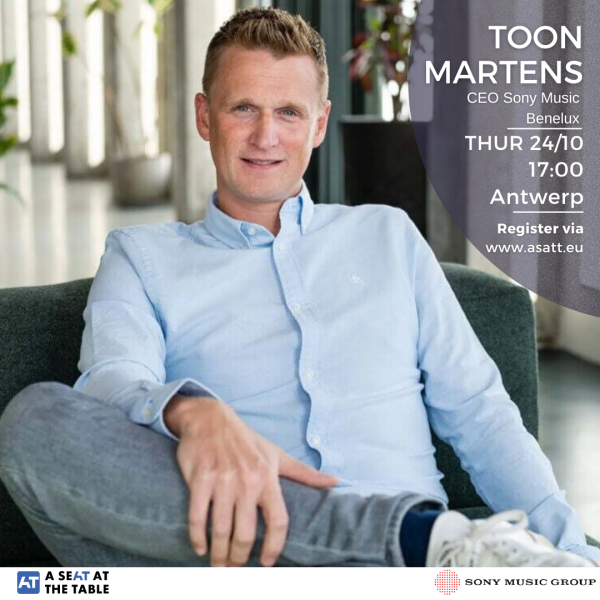 📢 Exclusive Round Table with Toon Martens, CEO at Sony Music Benelux! - ASATT